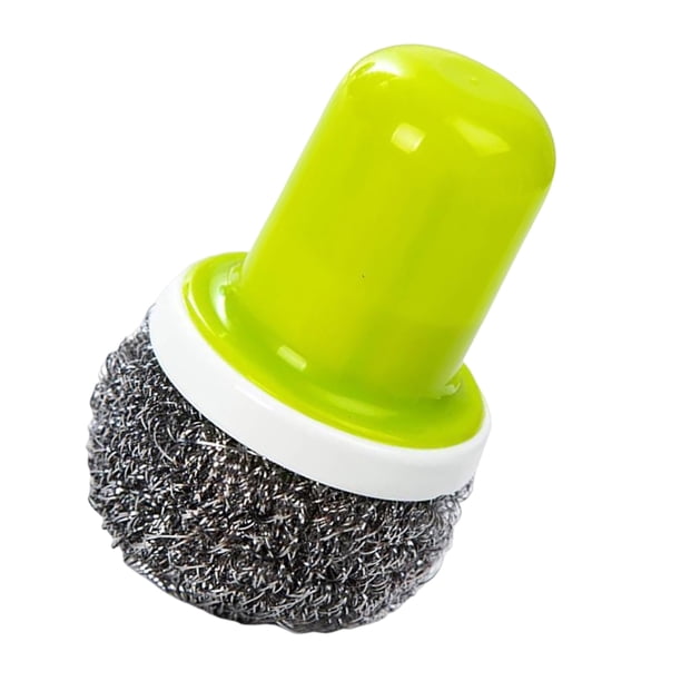 Kearding Cepillo de bola con mango Cómodo depurador Descontaminación Herramientas de limpieza de mano Hogar Olla Pan Estufa de Cocina y Comedor Tipo 1