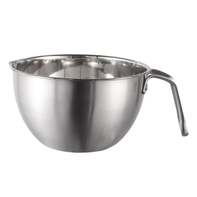 tamizeot Stainless Steel Melting Pot With Handle Easy Clean Mixing Bowl Designed For Quick Candy Making Melting Boiler Butte