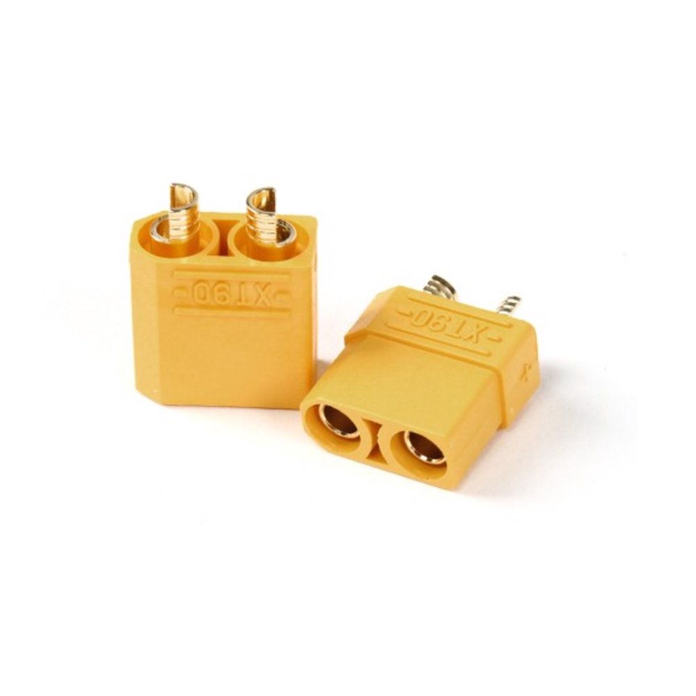 HobbyFlip XT90 Connectors Male Female Pair RC Power HighAmp 5mm Bullet