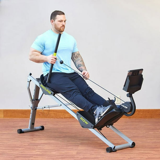 Total Gym Ergonomic Incline Rowing Machine with 6 Levels of Resistance Walmart