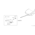 thumbnail image 2 of Genuine Nissan Front Turn Signal Lamp Assembly Right (1995-1998) OE 2613070F25, 2 of 10