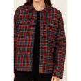 thumbnail image 3 of Lucky Brand Workwear Women's Hunter Plaid Print Long Sleeve Button-Down Red X-, 3 of 4
