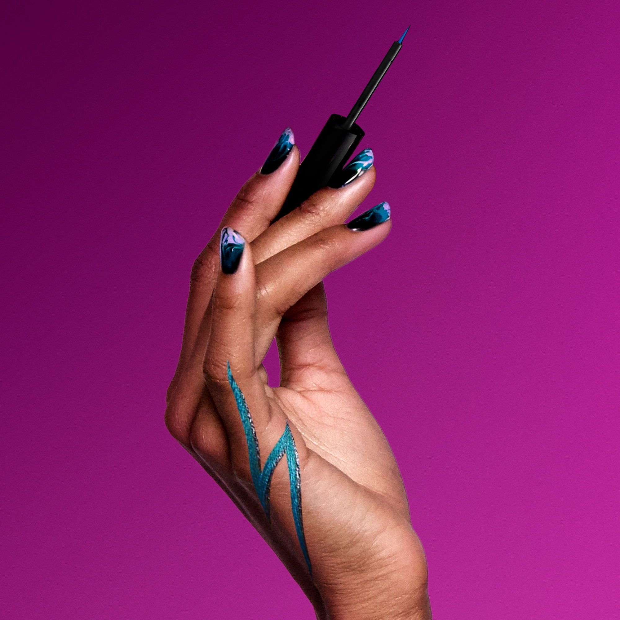 NYX Professional Makeup Epic Wear Metallic Liquid Liner, Long-Lasting Waterproof Liquid Eyeliner, Teal Metal