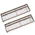 thumbnail image 2 of CIMAXIC Aluminum Alloy Abacus for Students Use Durable and Practical 2 Pcs Grey,10.43"X2.95"X0.59", 2 of 4