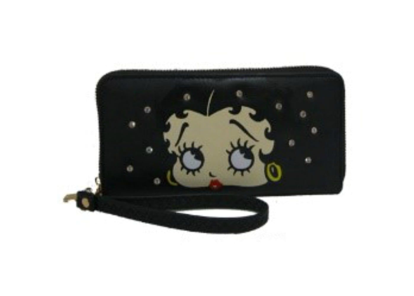 Betty Boop Wallet Clasp Closure or Zip Around Clutch Wallet Wristlet