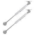 thumbnail image 3 of 2 Pcs Gas Strut for Kitchen Cabinet Lid Support Silver Color ABS Steel Strong Pressure Resistance, 3 of 9