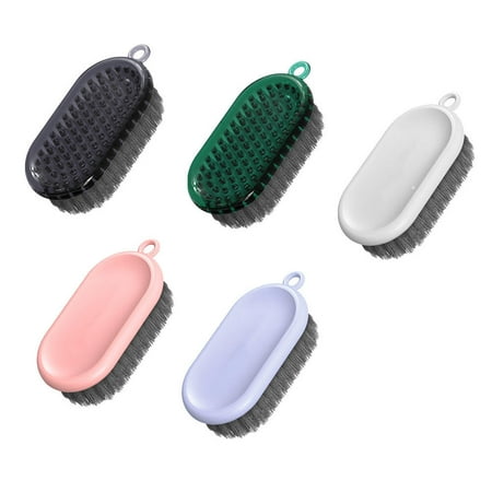 

5Pcs Washing Brush Hanging Brush Shoes Brushes Cleaning Tools Random Color