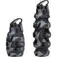 thumbnail image 1 of Faltbare Trinkflasche Granate 580ml, Bpa-frei, Wasserflasche Auslaufsicher, Aus Silikon Lebensmittelecht, Sportflasche Fr Fahrrad, Sport, Festival Mit, 1 of 5