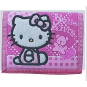 Trifold Wallet - - w/ Hearts Bear Pink New Gift Toys Licensed 81592