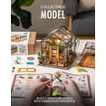 thumbnail image 6 of ZJQYDS  DIY Miniature Greenhouse Kit, Tiny/Mini House Making Kit with Furniture for Adults, Furniture, Halloween/Christmas Decorations, Gifts for Family and Friends (Cathy's Greenhouse), 6 of 8