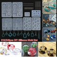 thumbnail image 2 of DIY Silicone Earring Pendant Mold Jewelry Resin Mould Kit Casting Craft Tool Set, 2 of 17