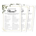 thumbnail image 1 of Inkdotpot 50-PackGreeneryWhats On Your Phone Bridal ShowerGameWedding Shower Bachelorette Party Bulk ActivityGameCards, 1 of 7