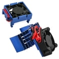 thumbnail image 4 of TISHITA 1/10 RC Car ESC Cooling Fan and Motor Fan Set Sturdy for Rally Rustler Slash Blue, 4 of 8