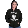 thumbnail image 4 of Jewish Christmas Chinese Takeout Zip Up Hoodie Men's Women's Brisco Brands S, 4 of 5