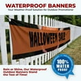 thumbnail image 5 of Halloween Sele Large Banners and Signs for Outdoor by DreamController|Polyester Banner with 4 Holes for Easy Hang Indoor & Outdoor|6x1 Feet Banner to Promote Business Seles|HD Banner Made in USA, 5 of 6