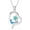 b, variant on Diamond Beach Necklace 925 Sterling Silver Ocean Wave Heart Pendant Necklaces Gift for Women Mom Wife Girlfriend Daughter