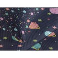 thumbnail image 4 of Ambesonne Space Quilted Bedspread Set 3 Pcs, Alien Planets Asteroid, King Size, Multicolor, 4 of 5