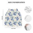 thumbnail image 6 of Fotbe Daisies Flowers Pattern Car Seat Covers for Babies, Nursing Breastfeeding Cover Infant Carseat Canopy, Soft Stretchy Carrier Cover, 6 of 9