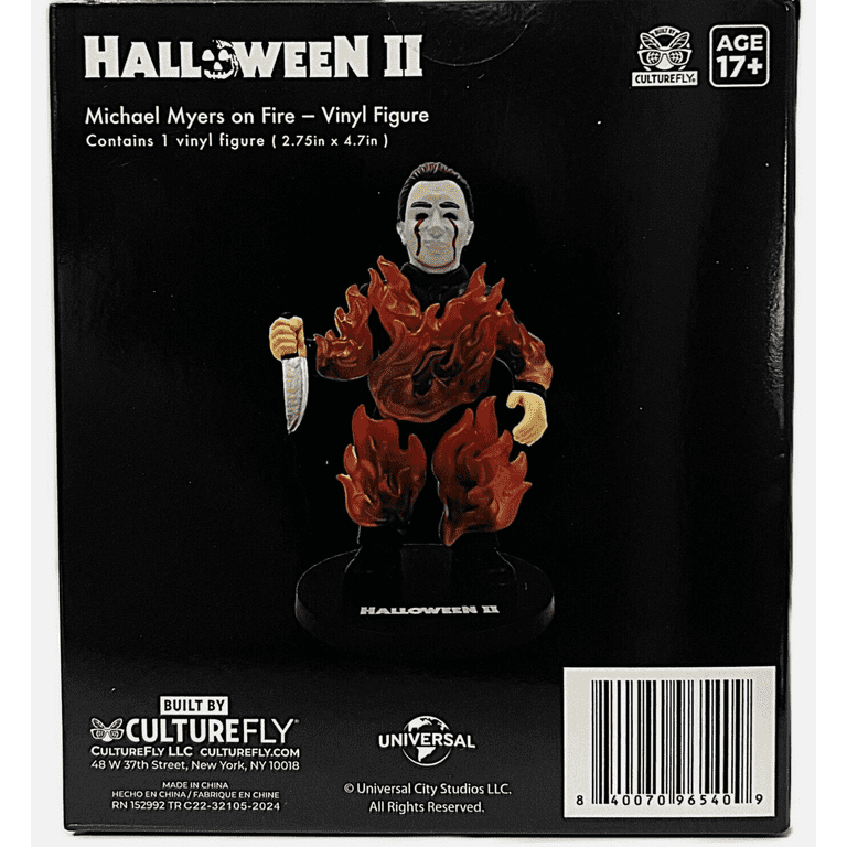 2024 Halloween 2 Michael Myers On Fire Vinyl Action Figure