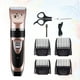 thumbnail image 4 of Kit de herramientas para cortar el pelo de mascotas: cortadora de pelo con tijeras, USB, eléctrica, portátil, para perros y gatos., 4 of 8