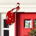 Halloween Decorations Santa Wooden Door Corner Door Frame Decorative