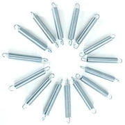 7" Trampoline Springs, heavy-duty galvanized, Set of 15 (spring size measures from hook to hook)-Size:7" springs
