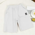 thumbnail image 6 of Gubotare Baby Boys Cargo Shorts Baby Boys'Athletic and Everyday Shorts Elastic Waist Shorts (White,Size 5-6 Years), 6 of 7