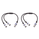 thumbnail image 1 of Cable XLR 3 Pines 50 Cm XLR A Cable Micrófono Reducción Ruido (azul), 1 of 2