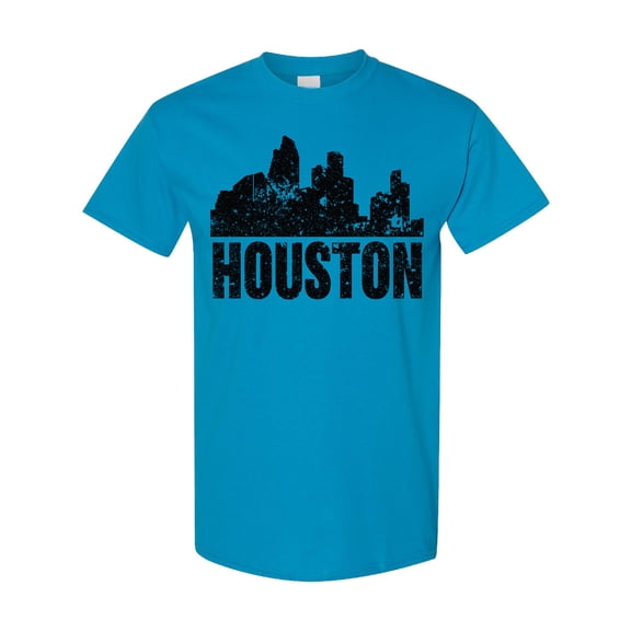 Inktastic Houston Skyline Grunge T-Shirt