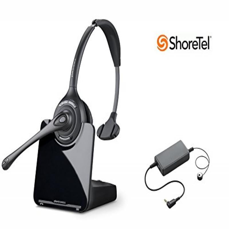 ShoreTel Compatible Plantronics CS510 VoIP Wireless Headset Bundle with