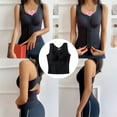 thumbnail image 5 of Women Body Shaper Breathable Shapewear Underbust  Control Black XXL, 5 of 8