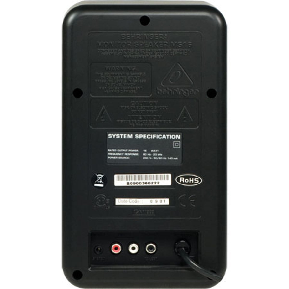 Behringer MS16 High-Performance, Active 16-Watt Personal Monitor