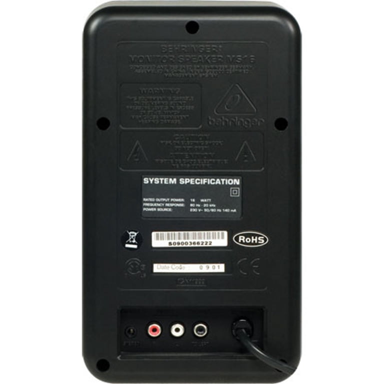 Behringer MS16 High-Performance, Active 16-Watt Personal Monitor
