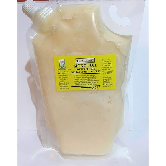 Aceite corporal Luxuriant-Sparkle Mono'i de Tahiti Double Tiare 240 ml