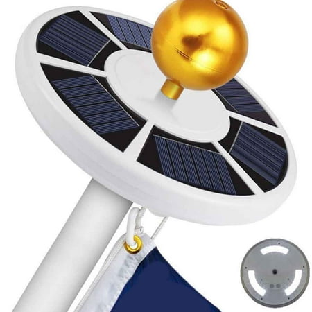 

42LED Solar Flagpole Light for Flagpole Topper Quickwittc