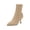 Khaki, variant on Women Knitted Boots Stretch Sock Ankle Boots Pointed Toe Booties Stiletto High Heel Pull On Ankle Booties Purple Women Sandal