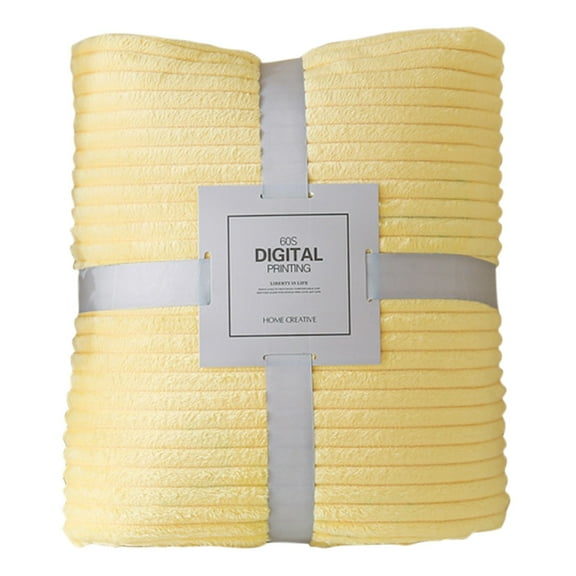 Clearance! Pedty Kids Throw Blankets Walking Blanket 1Pc 100*70 Cm Super Soft Warm Solid Warm Micro Plush Fleece Blanket Throw Rug Sofa Bedding Yellow