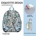 thumbnail image 5 of Paisley Bohemian Students Backpack - Vintage Ethnic Floral Geometric Colorful Art Pattern, Lightweight Water-Resistant Oxford Fabric School Bag for Students, 5 of 6