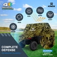 thumbnail image 4 of North East Harbor 600D All-Weather Outdoor Storage UTV Covers, 2 Seater,  Fits Up to 120" L Roll Cage, Windproof & Waterproof Cover with Heavy-Duty Straps & Tension Panels, Camouflage with Handles, 4 of 7