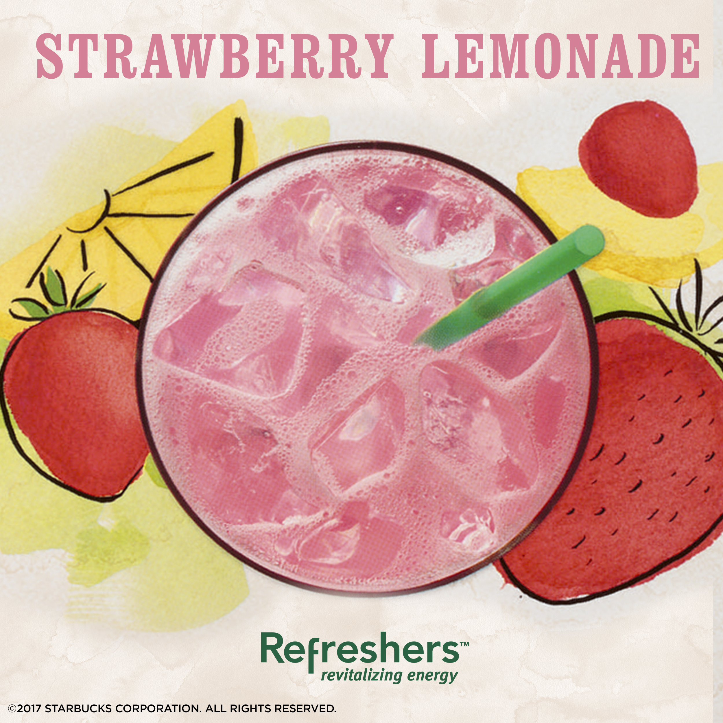 Starbucks VIA Instant Refreshers Flavored Packets — Strawberry Lemonade — 1 box (6 packets) - image 3 of 7