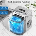 thumbnail image 2 of Auseo 18 lbs/24H Countertop Ice Maker Machine, 6 Bullet-Shaped Ice in 6 Min, Auto-Cleaning, White, 2 of 7