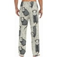 thumbnail image 2 of HPINK-T Pajama Pants Retro North American Opossum Men's Pajama Bottoms Lounge Sleepwear PJs Sleep Pants L, 2 of 5