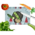thumbnail image 2 of Caroline's Treasures Winter Holiday Longhair Black and Tan Dachshund Glass Cutting Board Large, 2 of 2