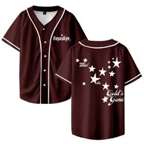 Freya Skye Gold's Gone Baseball Jersey Shirt V-Neck Women Men Short Sleeve Streetwear Clothes