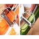 thumbnail image 5 of Pelador de patatas Manual de doble filo de acero inoxidable para pelar frutas y verduras, 5 of 5