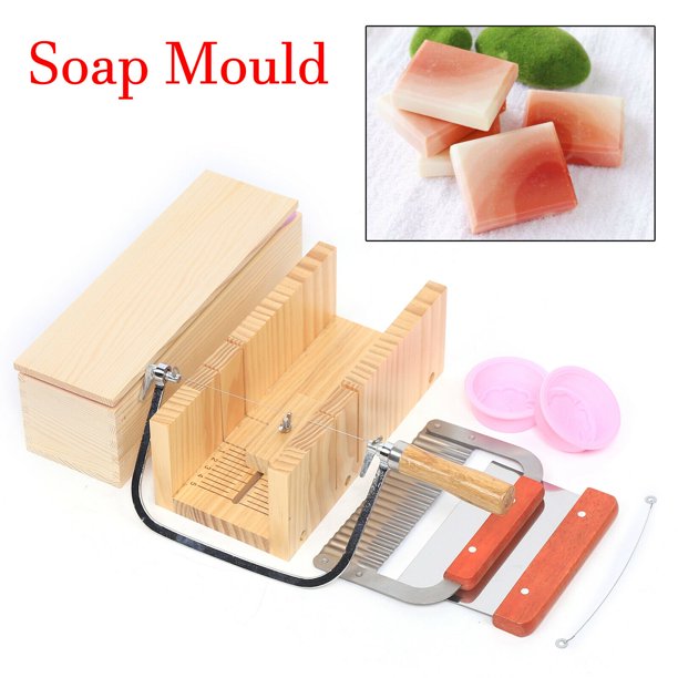 CNCEST 9Set DIY Soap Making Tool Handmade Soaps Cutting Box Mold With