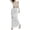 White, variant on QHFBli Womens Hollow Out Maxi Skirts Summer High Waisted Boho Fringe Hem Long Skirt