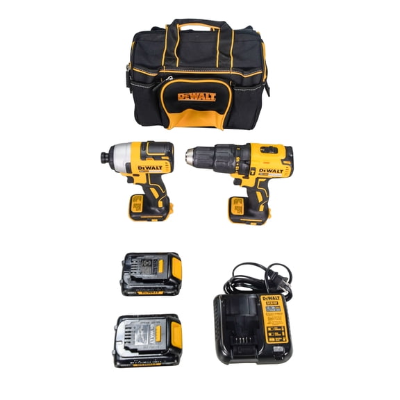 Dewalt DCKSS276C2BB 20 V Brushless 2 Tool Combo Kit with Soft Case