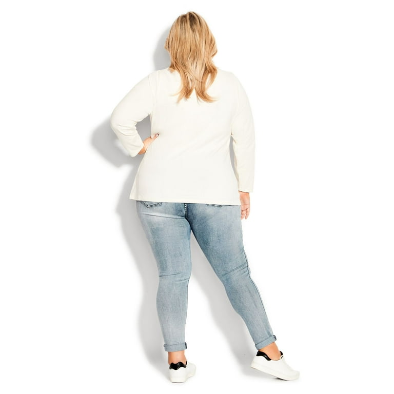 Women's plus size mock neck cheap tops