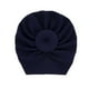 thumbnail image 1 of Sombrero de recién nacido Turbante suave Bebé niña Sombrero de nudo grande Gorro de cabeza para niños pequeños Sombrero Edad adecuada para un mínimo de 0-3 meses y un máximo de 2-4 años Ormromra HMJM187-5, 1 of 5